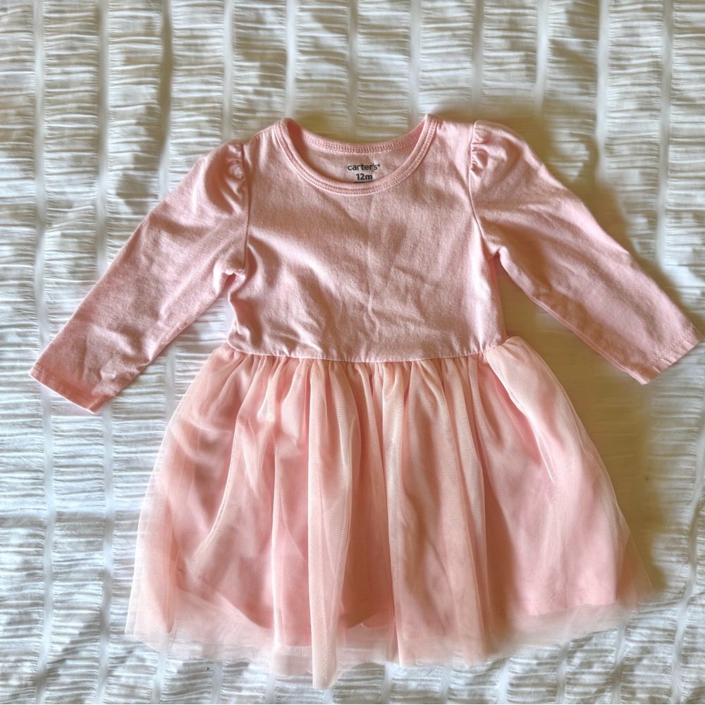 Pink Dress with Full Skirt